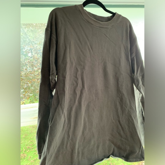 Storia Sweatshirt Gray 100%Cotton longsleeve oversized - Picture 6 of 11